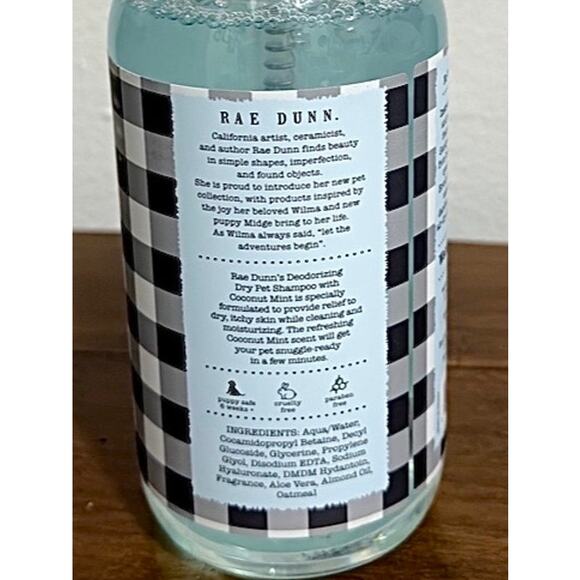 NWT: Rae Dunn - Fresh, Waterless, Foaming, Dry Shampoo fpr Dogs (16.9 fl oz.) - Picture 3 of 3
